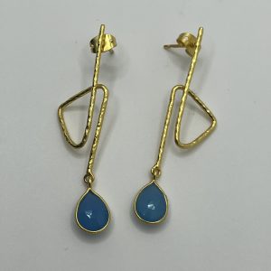 PENDIENTE IRENE AZUL