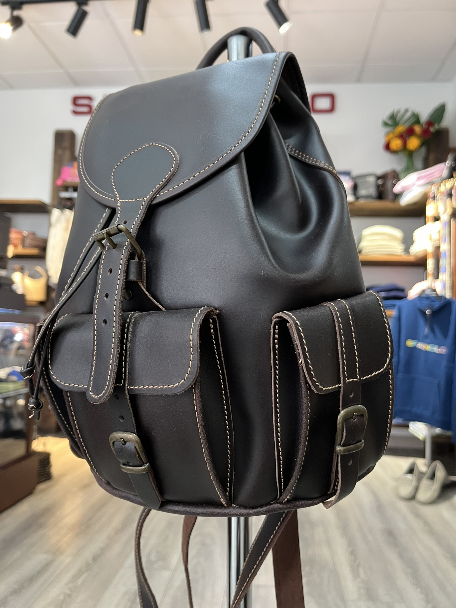 MOCHILA PIEL MARRÓN 1 MOCHILA PIEL MARRÓN